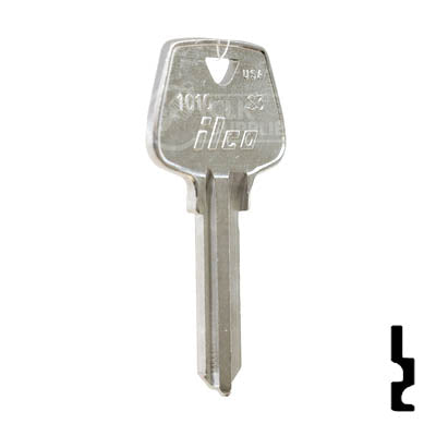 Uncut  Key Blank | Sargent | 1010, S3 Residential-Commercial Key Ilco