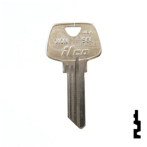 Uncut Key Blank | Sargent | 1010N, S68 Residential-Commercial Key Ilco