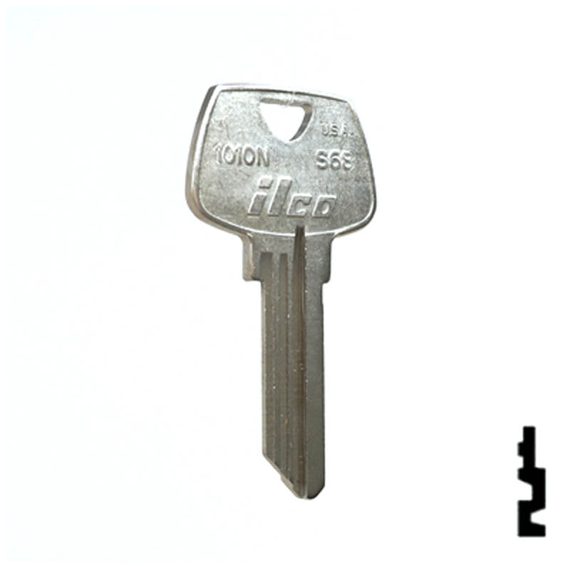 Uncut Key Blank | Sargent | 1010N, S68 Residential-Commercial Key Ilco