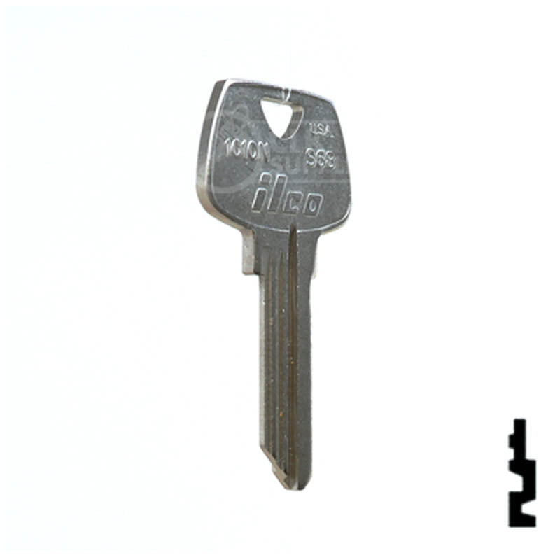 Uncut Key Blank | Sargent | 1010N, S68 Residential-Commercial Key Ilco