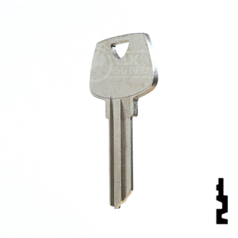 Uncut Key Blank | Sargent | 1010N, S68 Residential-Commercial Key Ilco