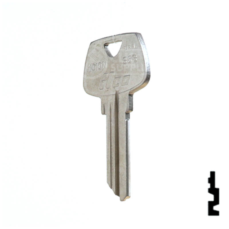 Uncut Key Blank | Sargent | 1010N, S68 Residential-Commercial Key Ilco