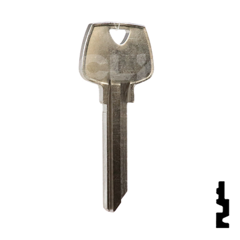 Uncut Key Blank | Sargent | L1010N Residential-Commercial Key Ilco