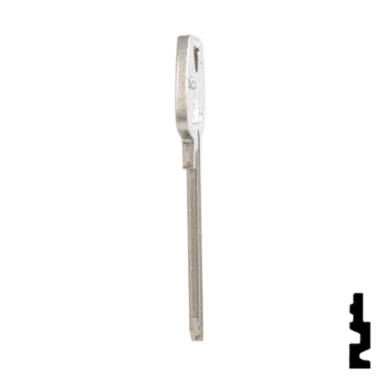 Uncut Key Blank | Sargent | L1010N Residential-Commercial Key Ilco