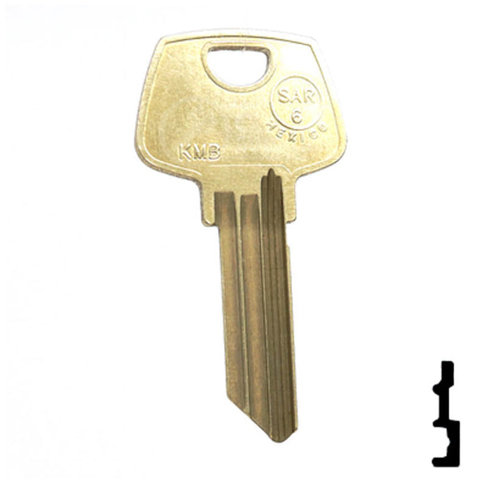 Uncut Key Blank | Sargent | N1007KMB Residential-Commercial Key JMA USA