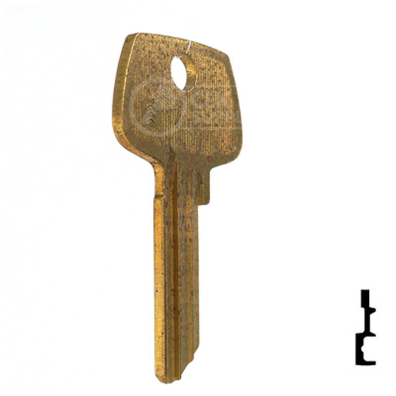 Uncut Key Blank | Sargent | N1007RMB Residential-Commercial Key JMA USA