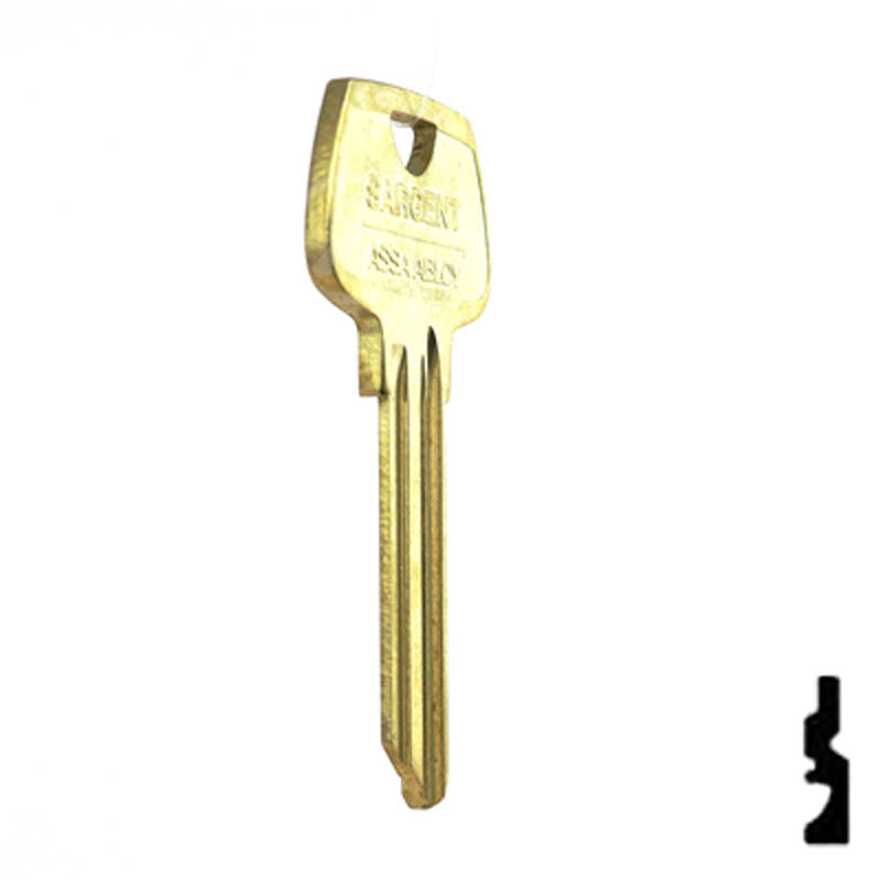 Uncut Key Blank | Sargent | O1007LG Residential-Commercial Key Ilco