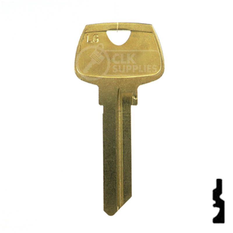 Uncut Key Blank | Sargent | O1007LG Residential-Commercial Key Ilco
