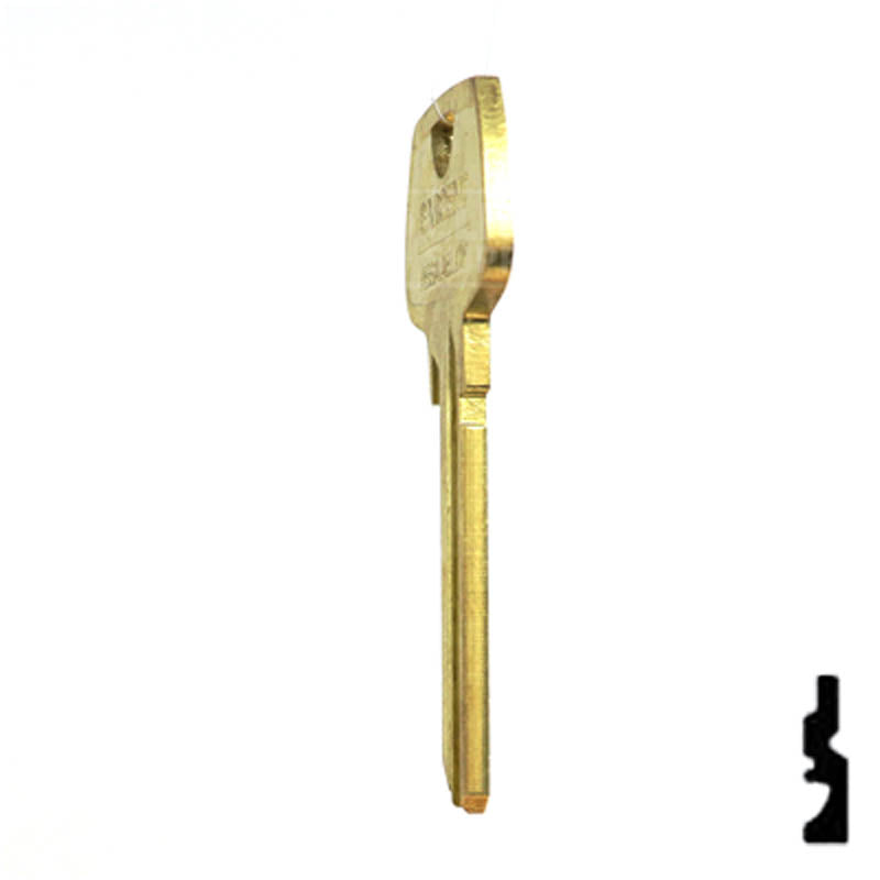 Uncut Key Blank | Sargent | O1007LG Residential-Commercial Key Ilco
