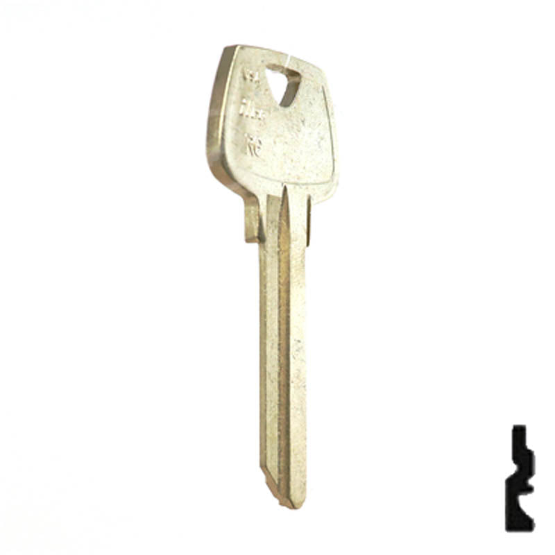 Uncut Key Blank | Sargent | O1007RG Residential-Commercial Key Ilco
