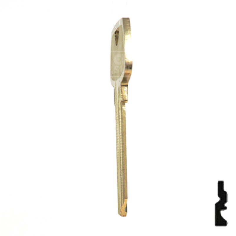 Uncut Key Blank | Sargent | O1007RG Residential-Commercial Key Ilco