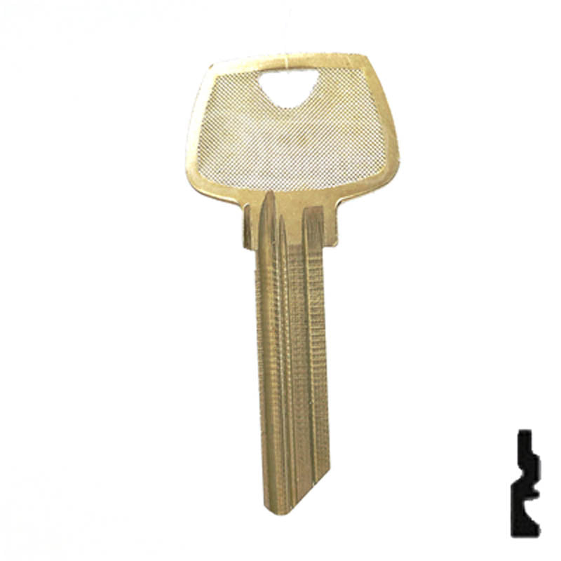 Uncut Key Blank | Sargent | O1007RG Residential-Commercial Key Ilco