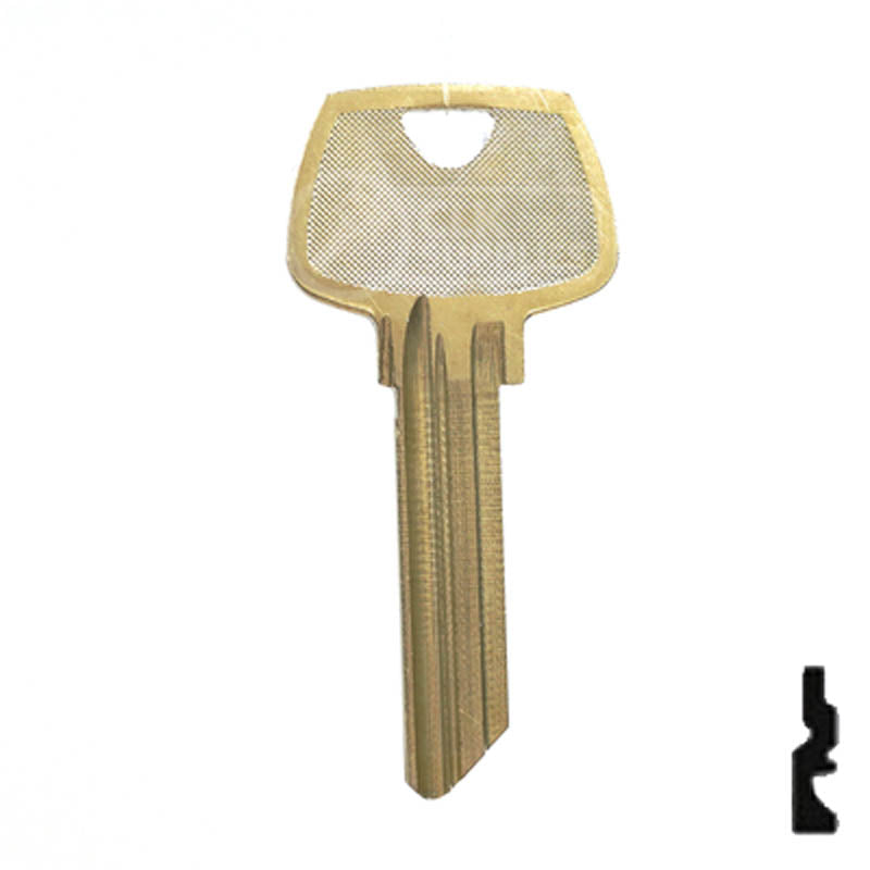 Uncut Key Blank | Sargent | O1007RG Residential-Commercial Key Ilco