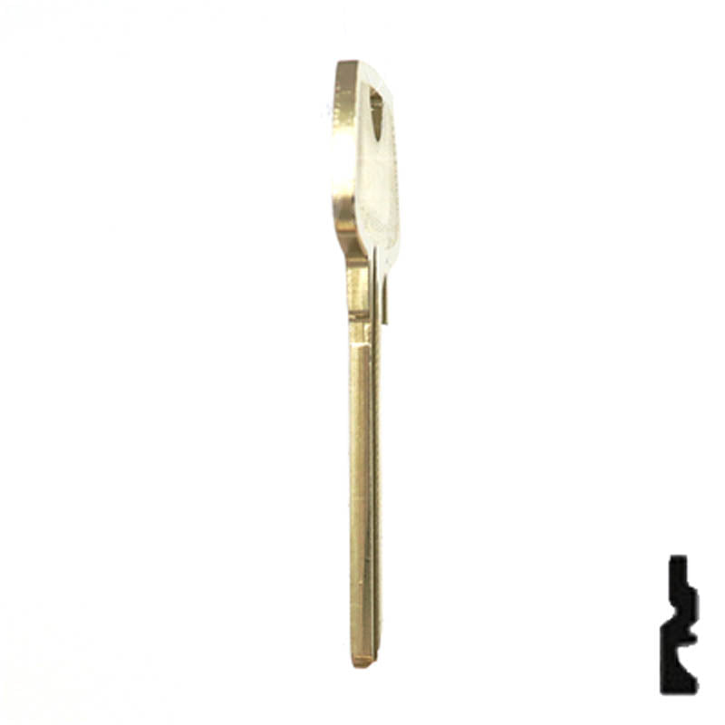 Uncut Key Blank | Sargent | O1007RG Residential-Commercial Key Ilco