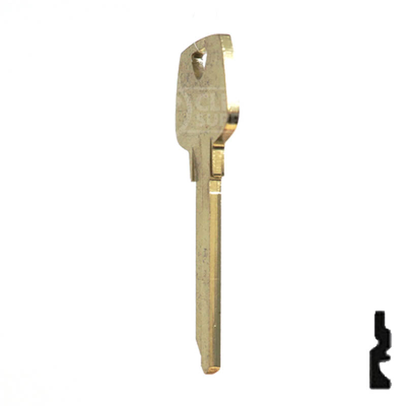 Uncut Key Blank | Sargent | O1007RG Residential-Commercial Key Ilco