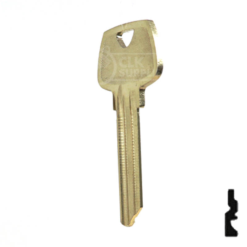 Uncut Key Blank | Sargent | O1007RG Residential-Commercial Key Ilco