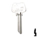 Uncut  Key Blank | Sargent | S22 Residential-Commercial Key Ilco