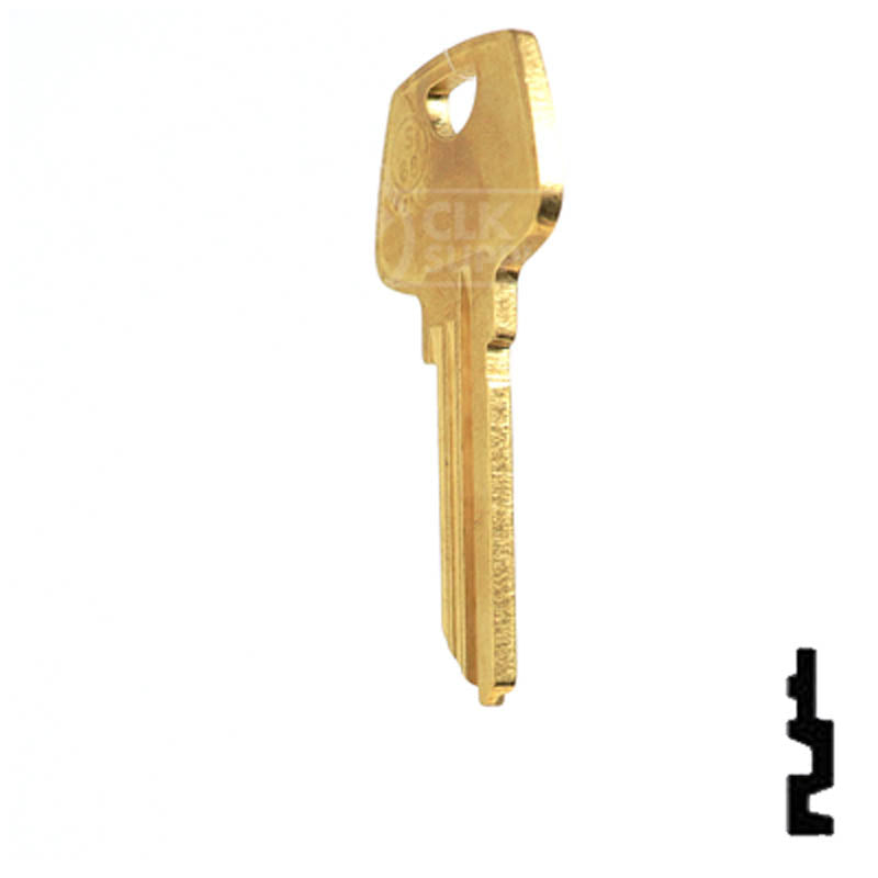Uncut Key Blank | Sargent | S68, 1010N Residential-Commercial Key JMA USA