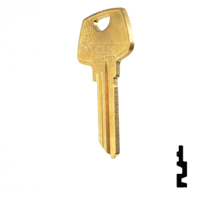 Uncut Key Blank | Sargent | S68, 1010N Residential-Commercial Key JMA USA
