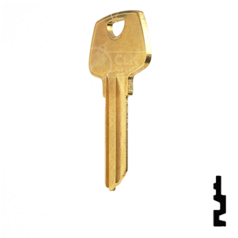 Uncut Key Blank | Sargent | S68, 1010N Residential-Commercial Key JMA USA