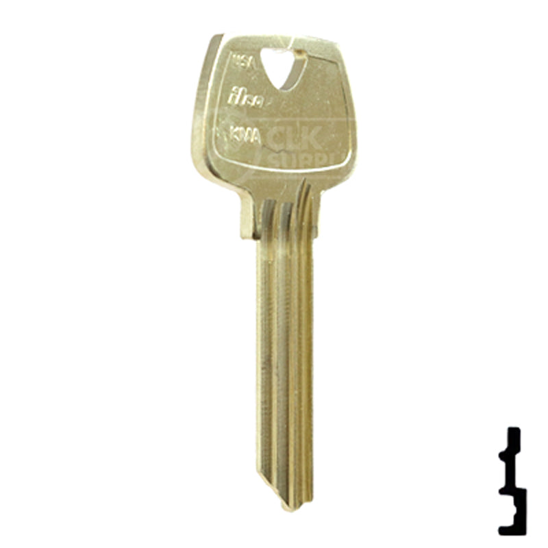 Uncut Key Blank | Sargent | SAR-1 NS Residential-Commercial Key JMA USA