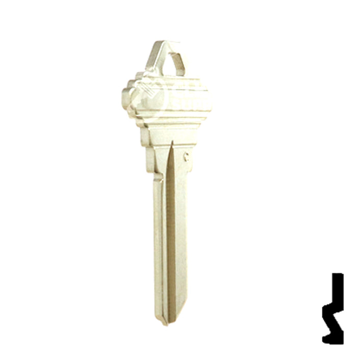 Uncut Key Blank | Schlage | 101C, SC4-NS Residential-Commercial Key JMA USA