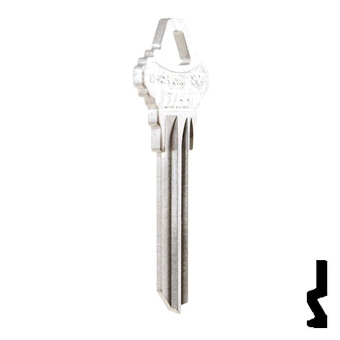 Uncut Key Blank | Schlage | 1145A, SC4 Residential-Commercial Key Ilco