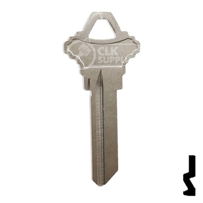 Uncut Key Blank | Schlage | 1145A, SC4 Residential-Commercial Key Ilco