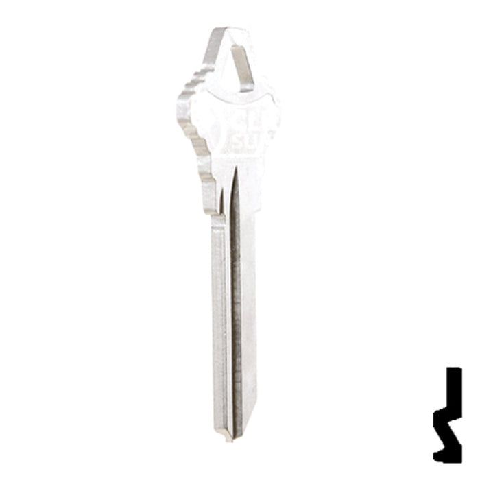 Uncut Key Blank | Schlage | 1145A, SC4 Residential-Commercial Key Ilco