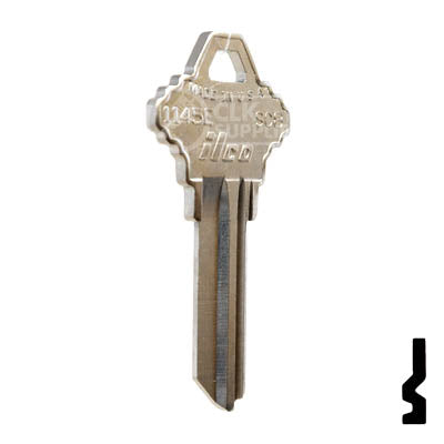 Uncut Key Blank | Schlage | 1145E, SC8 Residential-Commercial Key Ilco