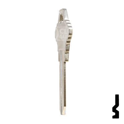 Uncut Key Blank | Schlage | 1145E, SC8 Residential-Commercial Key Ilco