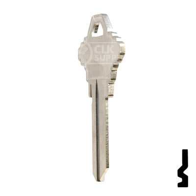 Uncut Key Blank | Schlage | 1145E, SC8 Residential-Commercial Key Ilco