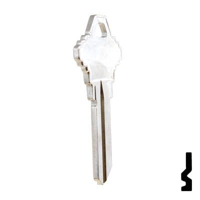 Uncut Key Blank | Schlage | 1145E, SC8 Residential-Commercial Key Ilco