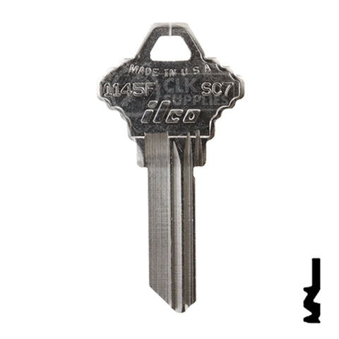 Uncut Key Blank | Schlage | 1145F, SC7