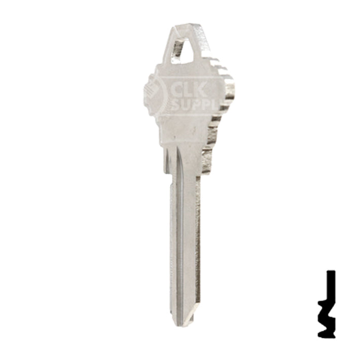 Uncut Key Blank | Schlage | 1145F, SC7 Residential-Commercial Key Ilco