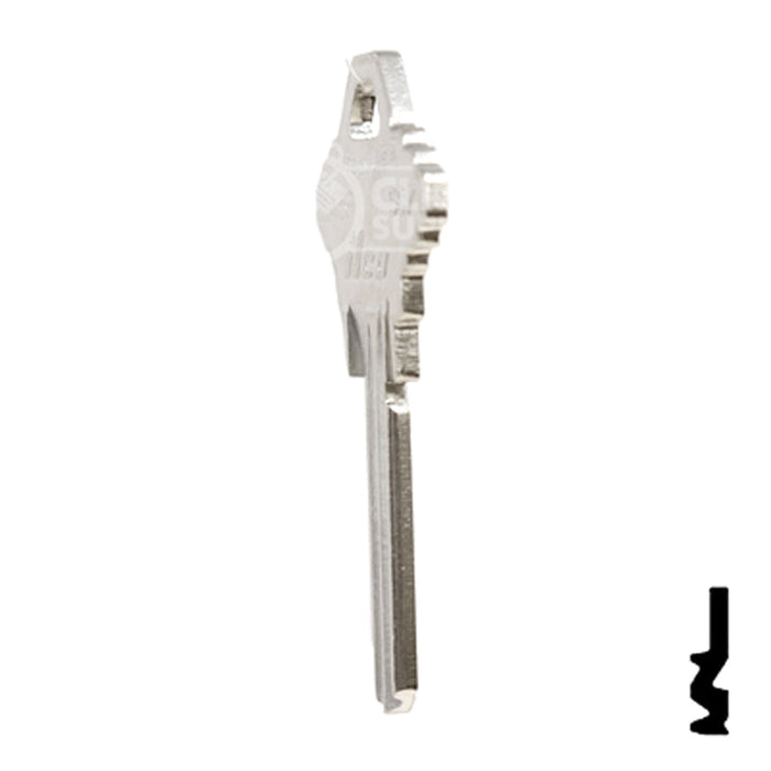 Uncut Key Blank | Schlage | 1145F, SC7 Residential-Commercial Key Ilco