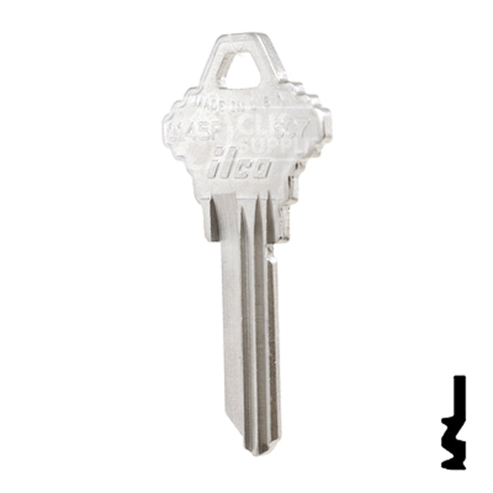 Uncut Key Blank | Schlage | 1145F, SC7 Residential-Commercial Key Ilco