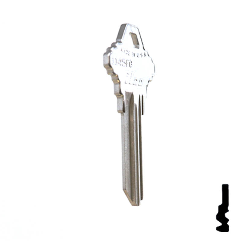 Uncut Key Blank | Schlage | 1145FG Residential-Commercial Key Ilco