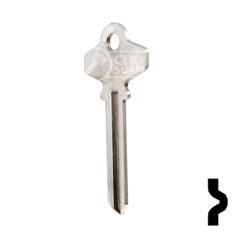 Uncut  Key Blank | Schlage | 1307A, SC6 Residential-Commercial Key Ilco