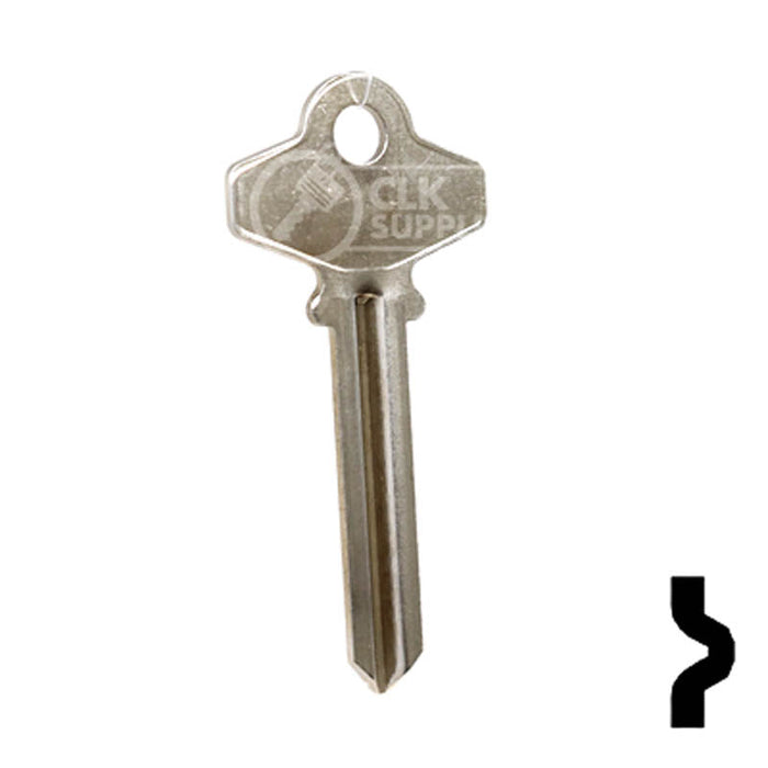 Uncut  Key Blank | Schlage | 1307A, SC6 Residential-Commercial Key Ilco