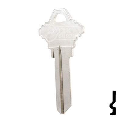 Uncut  Key Blank | Schlage | A1145E, SC9 Residential-Commercial Key Ilco