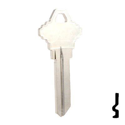 Uncut  Key Blank | Schlage | A1145E, SC9 Residential-Commercial Key Ilco