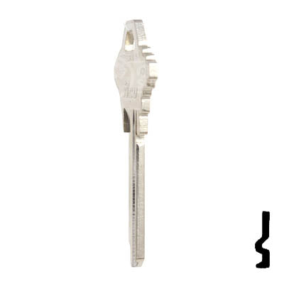 Uncut  Key Blank | Schlage | A1145E, SC9 Residential-Commercial Key Ilco