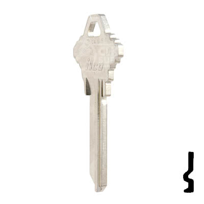 Uncut  Key Blank | Schlage | A1145E, SC9 Residential-Commercial Key Ilco