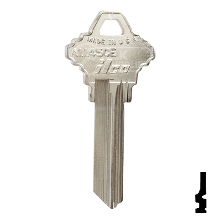 Uncut Key Blank | Schlage | A1145EF Residential-Commercial Key Ilco