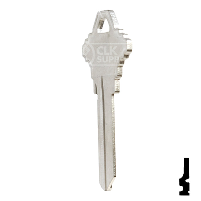 Uncut Key Blank | Schlage | A1145EF Residential-Commercial Key Ilco