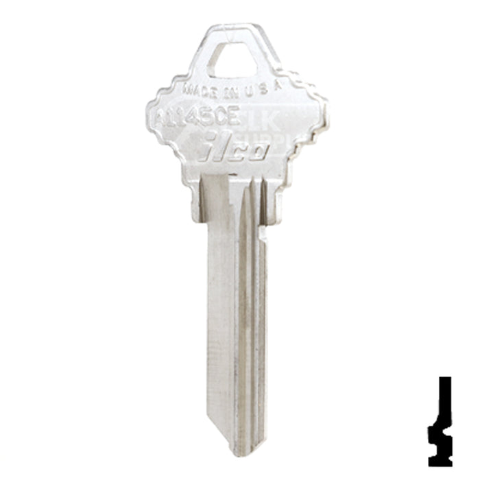 Uncut Key Blank | Schlage | A1145EF Residential-Commercial Key Ilco