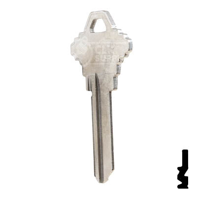 Uncut  Key Blank | Schlage | A1145F, SC10 Residential-Commercial Key Ilco