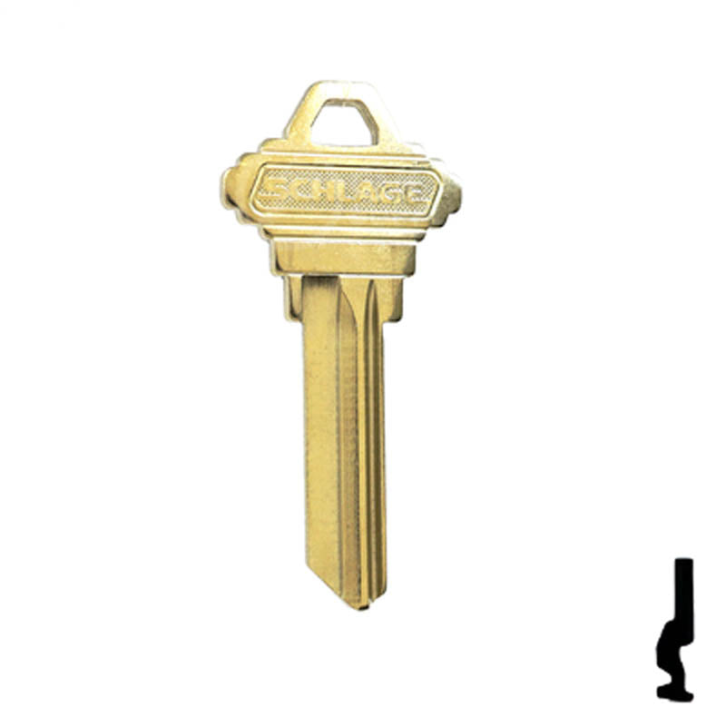 Uncut Key Blank | Schlage | A1145G Residential-Commercial Key Ilco