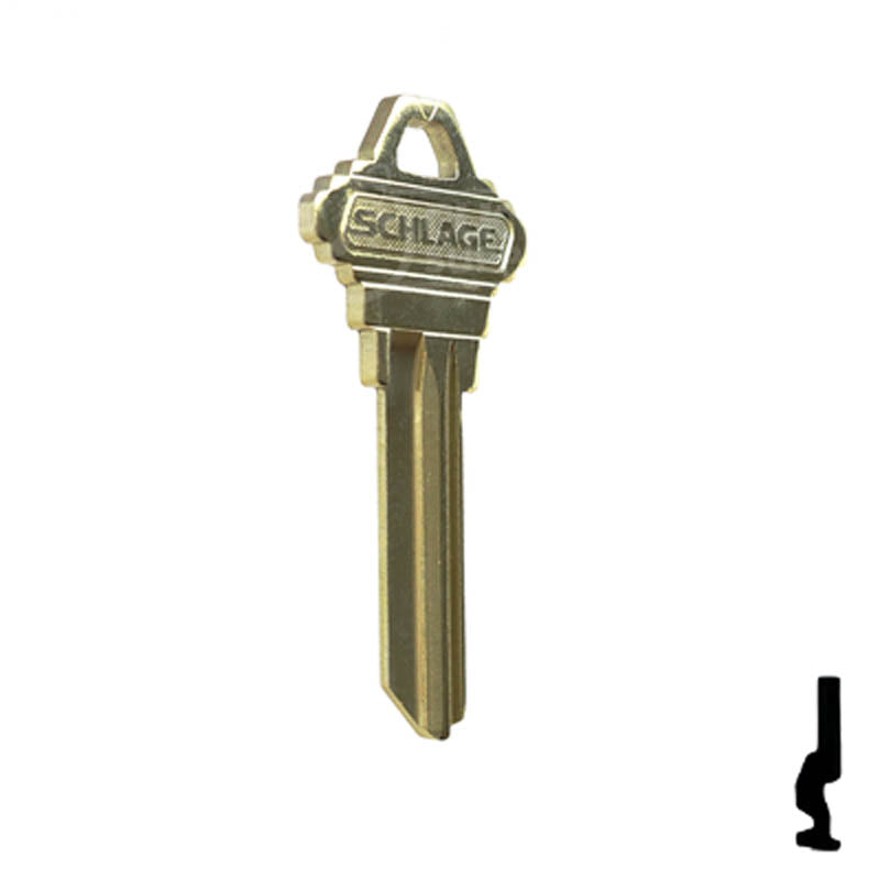Uncut Key Blank | Schlage | A1145G Residential-Commercial Key Ilco